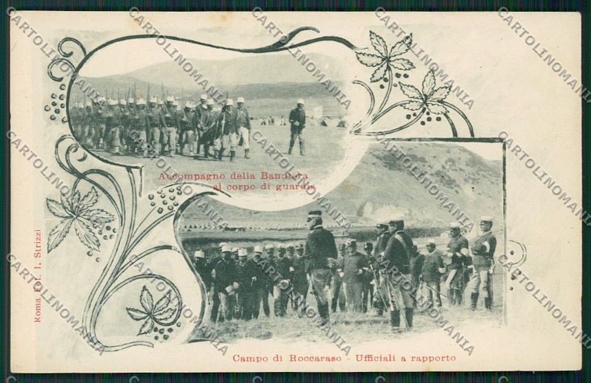 L'Aquila Roccaraso Militari cartolina QQ3928 – fronte