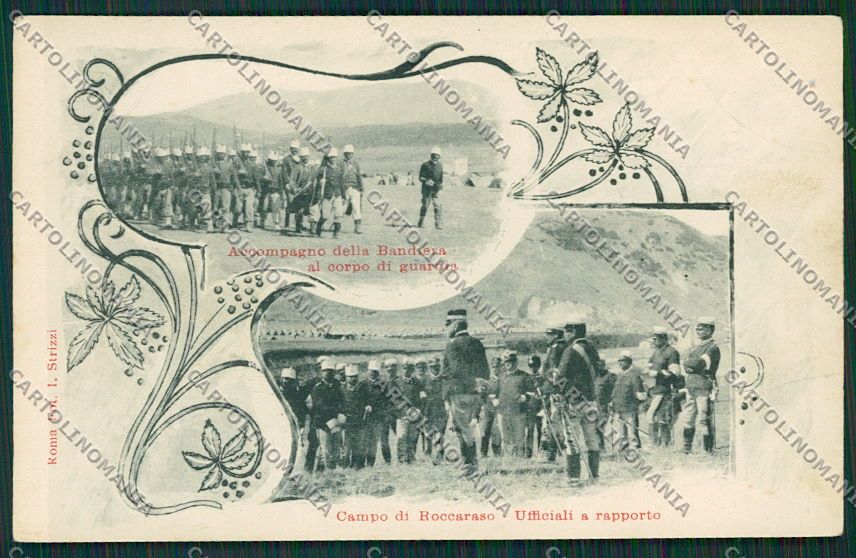 L'Aquila Roccaraso Militari cartolina QQ3929 – fronte