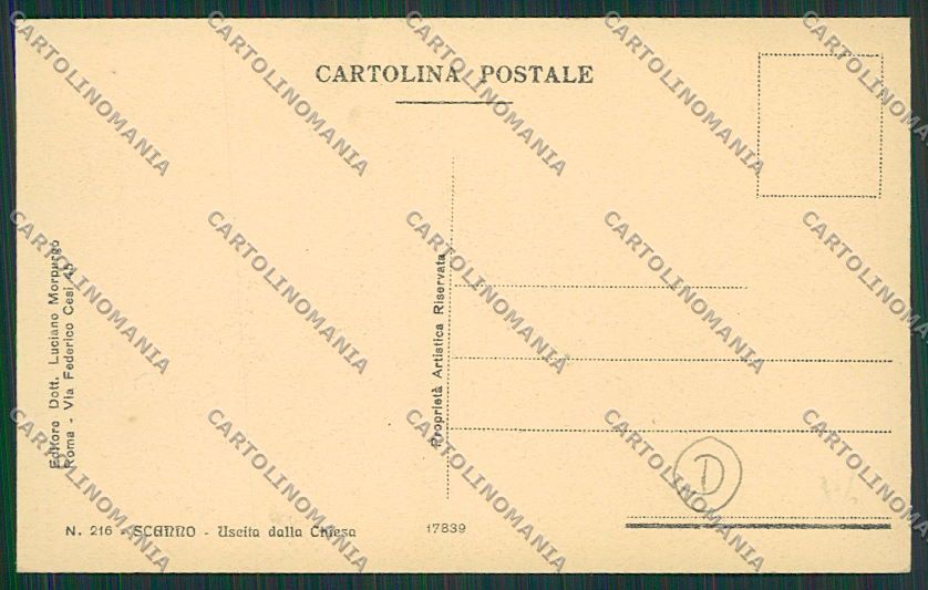 L'Aquila Scanno Costumi cartolina QQ3942 – retro