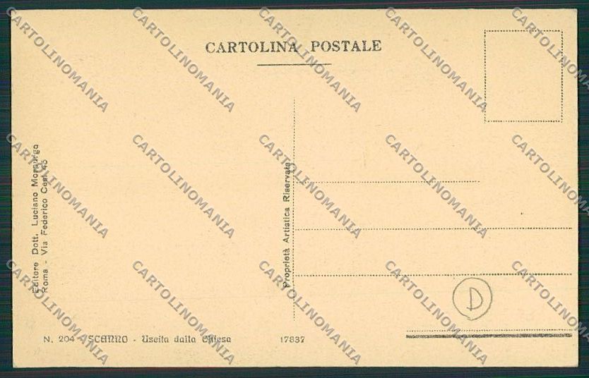L'Aquila Scanno Costumi cartolina QQ3944 – retro