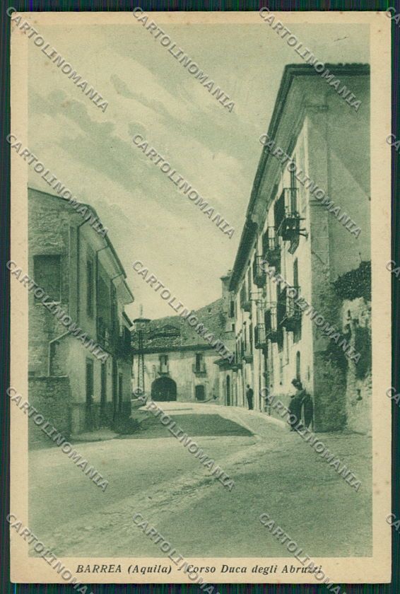 L'Aquila Barrea cartolina QQ3998 – fronte