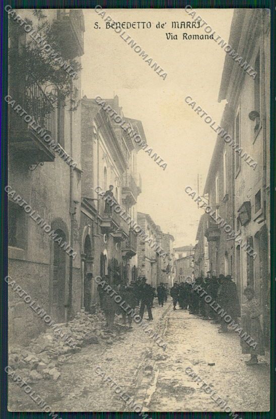 L'Aquila San Benedetto dei Marsi Terremoto cartolina QQ4006 – fronte
