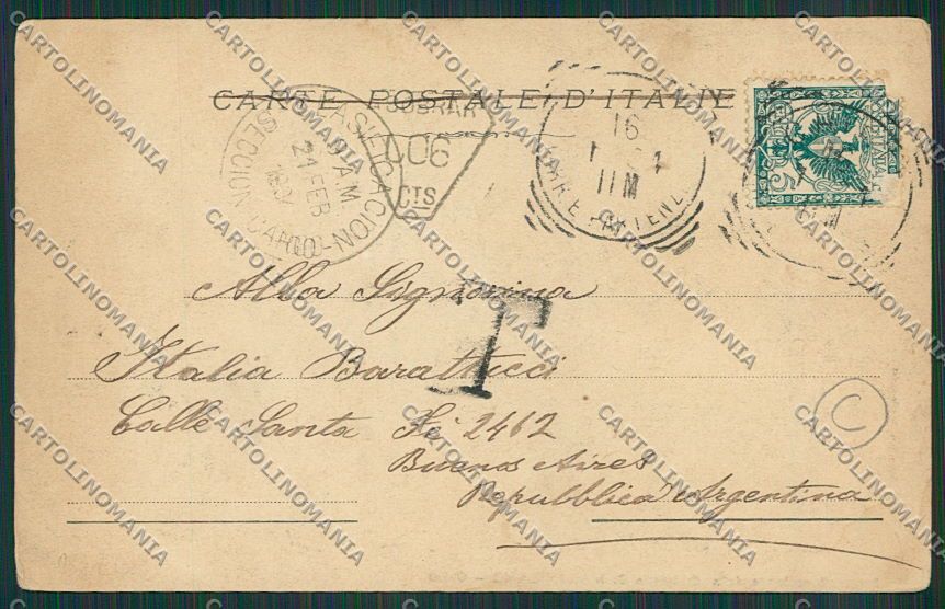 Chieti Città Alterocca 658 PIEGA cartolina QQ4011 – retro