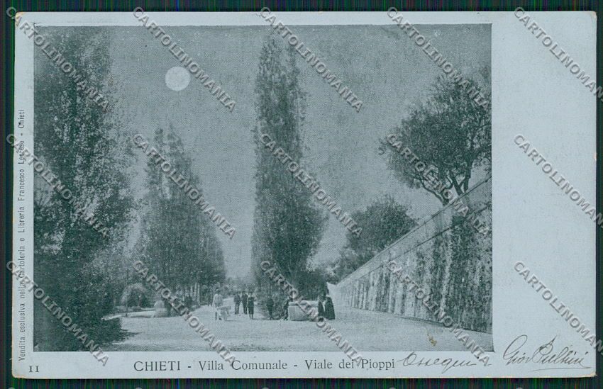 Chieti Città Chiaro di Luna cartolina QQ4019 – fronte