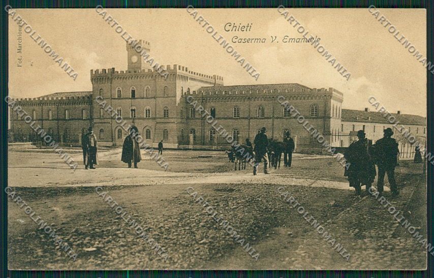 Chieti Città Caserma Militari cartolina QQ4023 – fronte