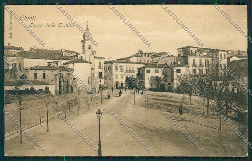 Chieti Città PIEGATA cartolina QQ4024 – fronte