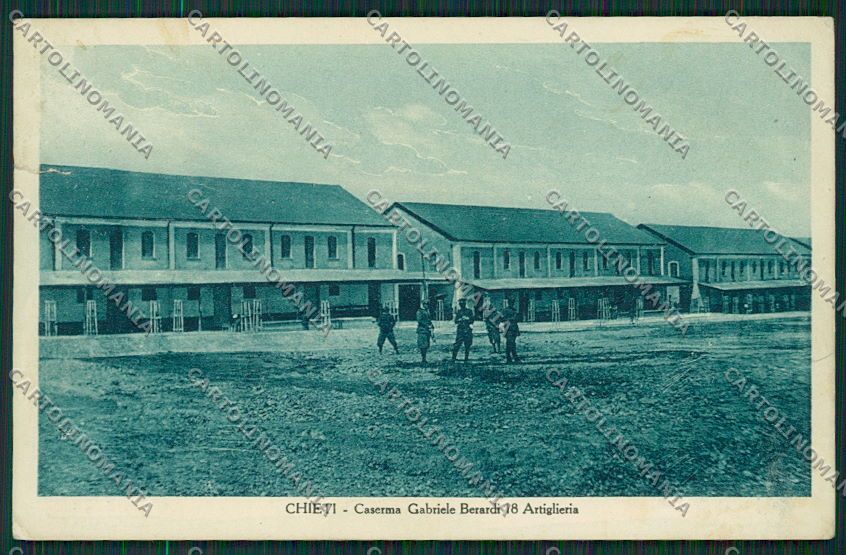 Chieti Città Militari cartolina QQ4028 – fronte