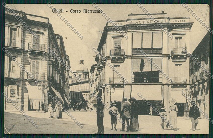 Chieti Città PIEGHINA cartolina QQ4043 – fronte