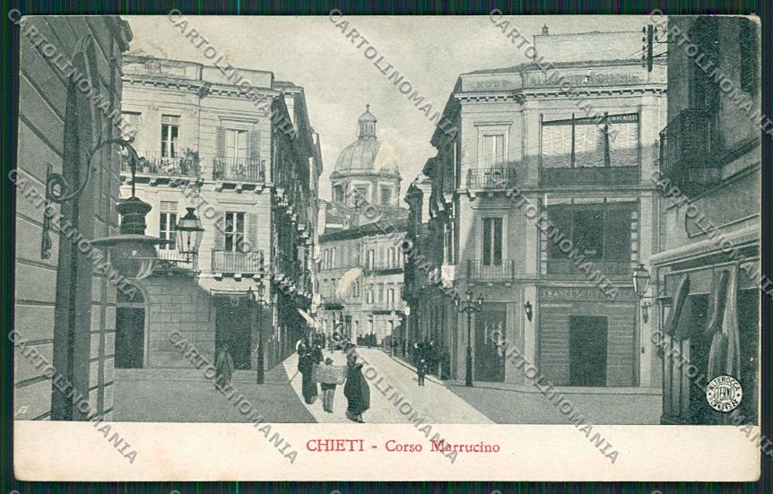 Chieti Città Alterocca 5668 ABRASA cartolina QQ4044 – fronte