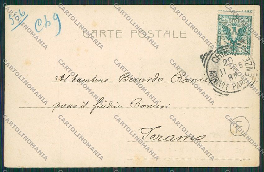 Chieti Città Alterocca 648 cartolina QQ4046 – retro