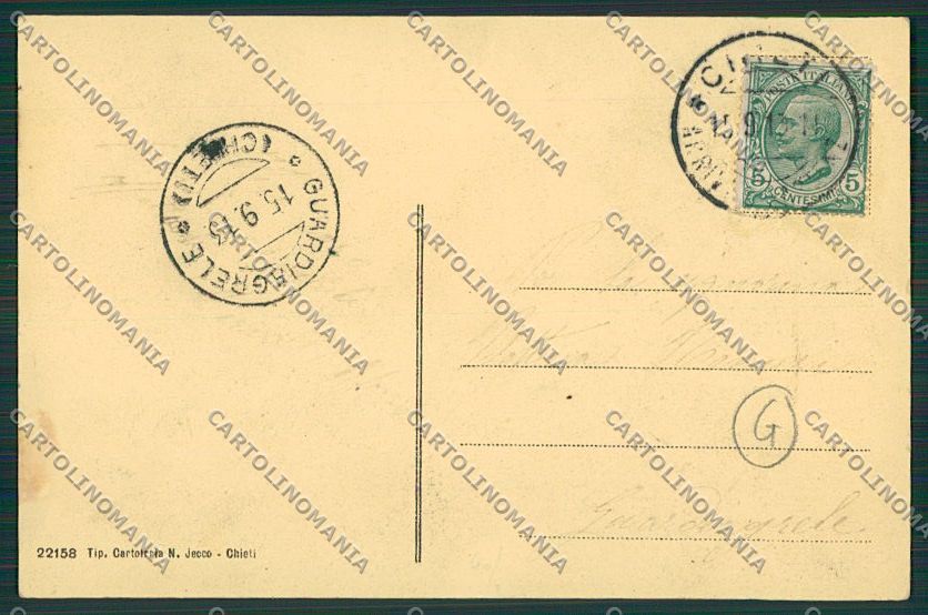 Chieti Città cartolina QQ4052 – retro