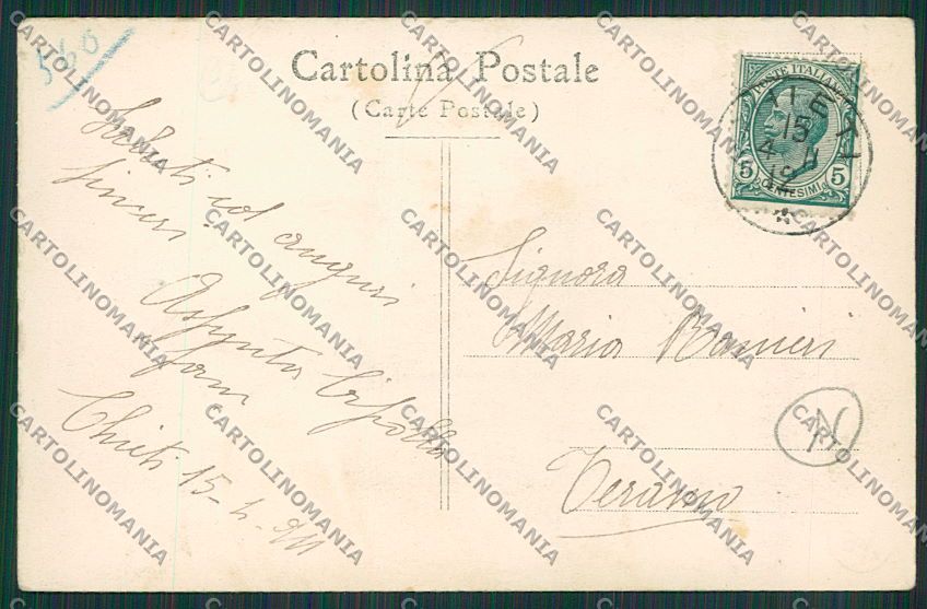 Chieti Città cartolina QQ4058 – retro