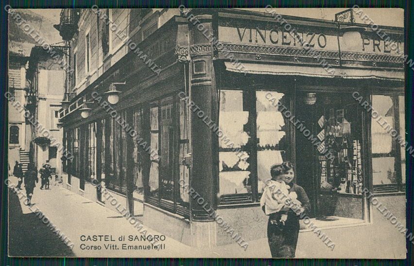 Chieti Castel di Sangro Negozio cartolina QQ4065 – fronte