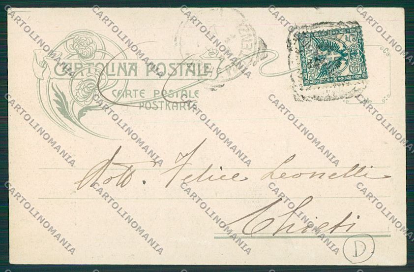 Chieti Francavilla a Mare cartolina QQ4068 – retro