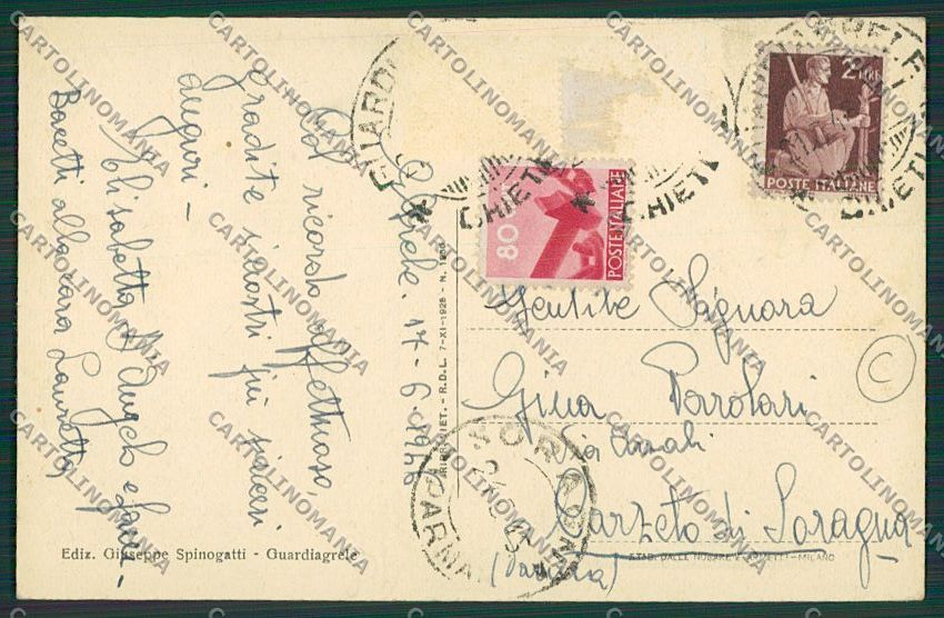 Chieti Guardiagrele cartolina QQ4084 – retro