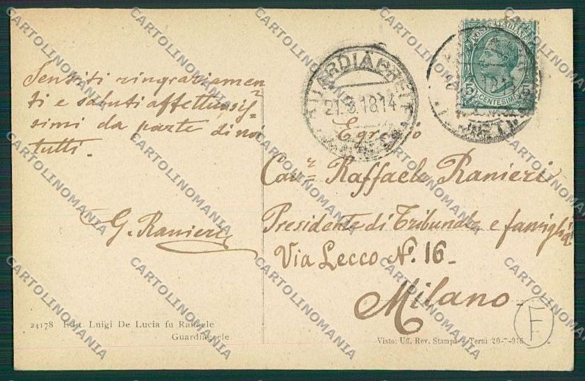 Chieti Guardiagrele cartolina QQ4089 – retro