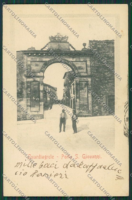 Chieti Guardiagrele Porta San Giovanni cartolina QQ4092 – fronte