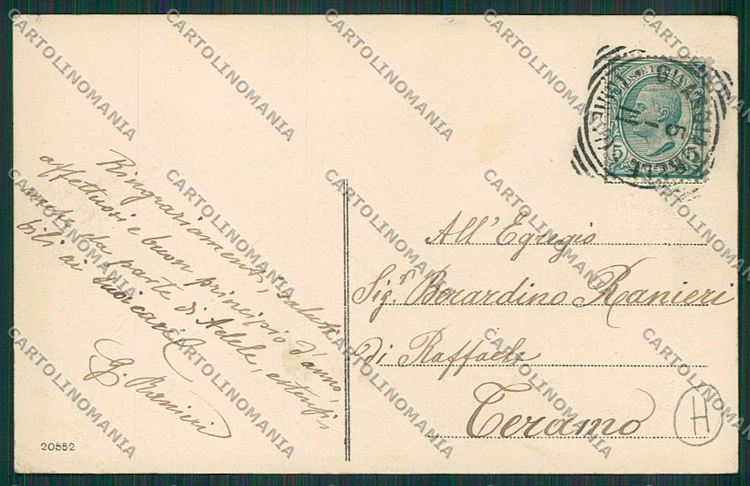 Chieti Guardiagrele Saluti da cartolina QQ4094 – retro