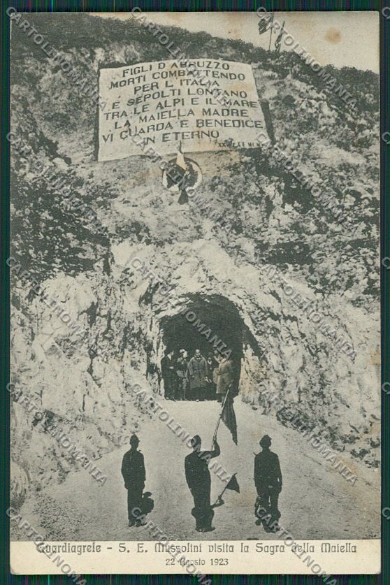 Chieti Guardiagrele Fascismo cartolina QQ4097 – fronte