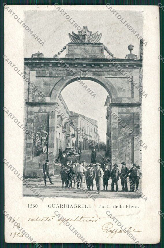 Chieti Guardiagrele Porta Fiera cartolina QQ4102 – fronte