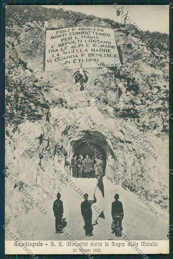Chieti Guardiagrele Fascismo cartolina QQ4105 – fronte