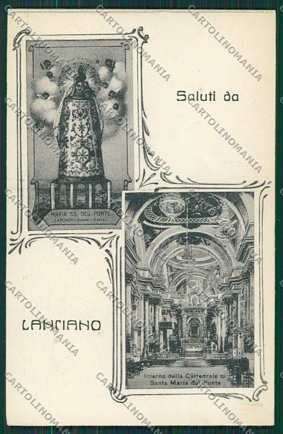 Chieti Lanciano Saluti da cartolina QQ4110 – fronte