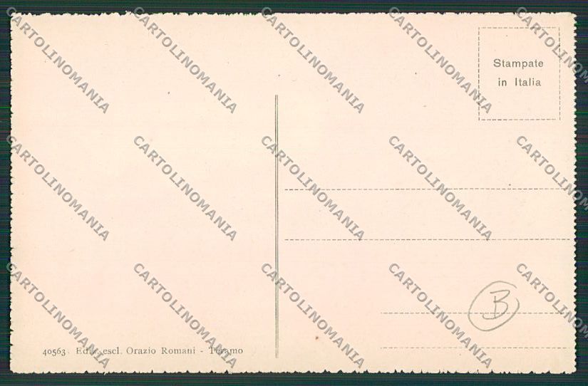 Teramo Città cartolina QQ4142 – retro