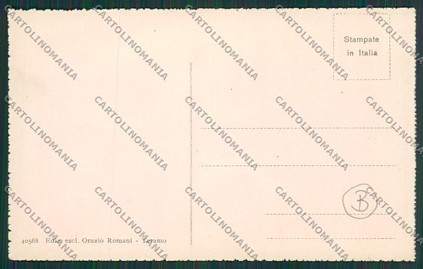 Teramo Città cartolina QQ4145 – retro