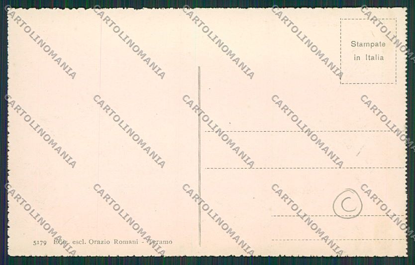 Teramo Città cartolina QQ4146 – retro