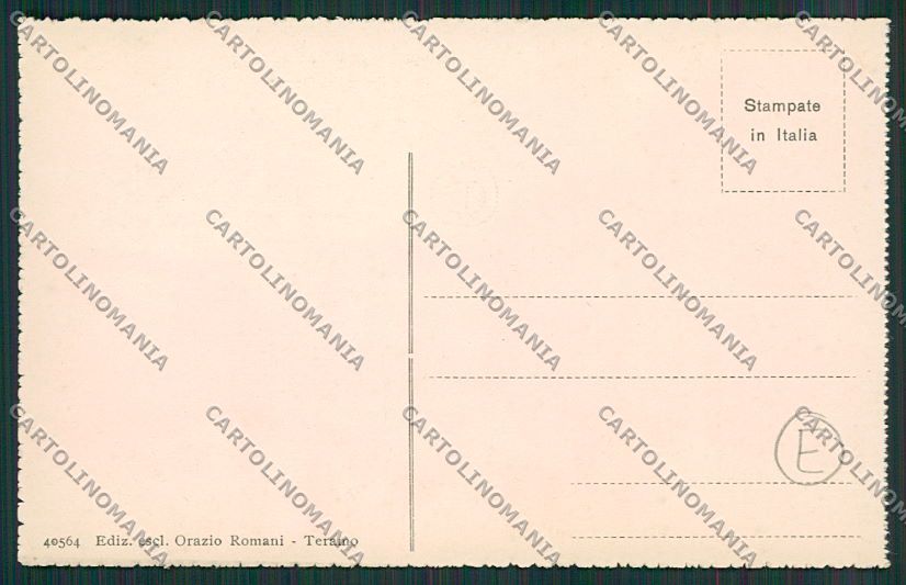 Teramo Città Mercato cartolina QQ4169 – retro