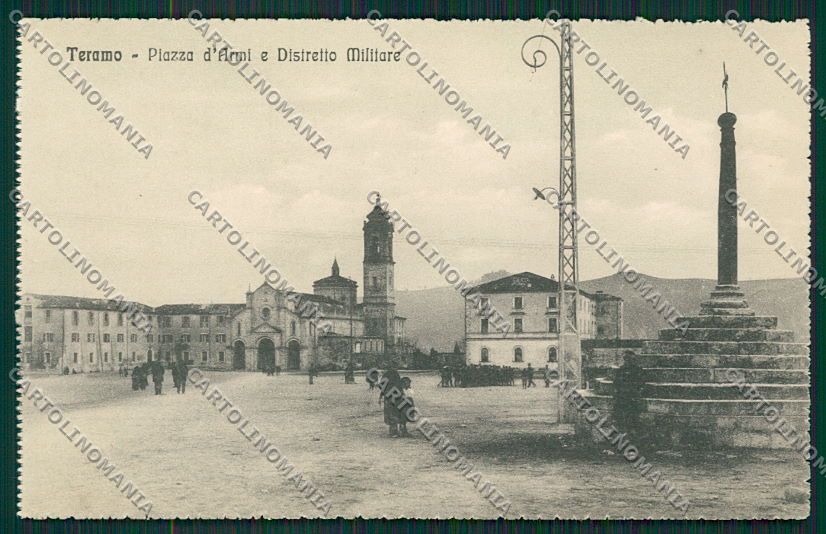 Teramo Città Militari cartolina QQ4171 – fronte