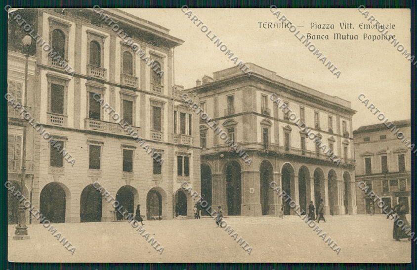 Teramo Città Banca cartolina QQ4180 – fronte