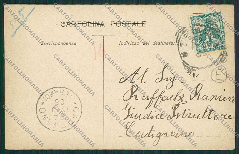 Teramo Città cartolina QQ4181 – retro