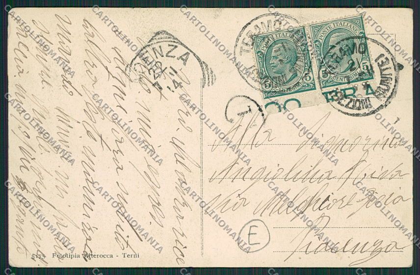 Teramo Città cartolina QQ4187 – retro