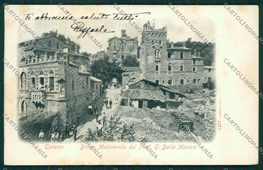 Teramo Città Alterocca 1377 cartolina QQ4195 – fronte