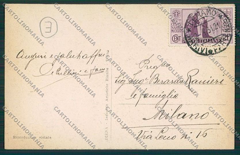 Teramo Città cartolina QQ4199 – retro