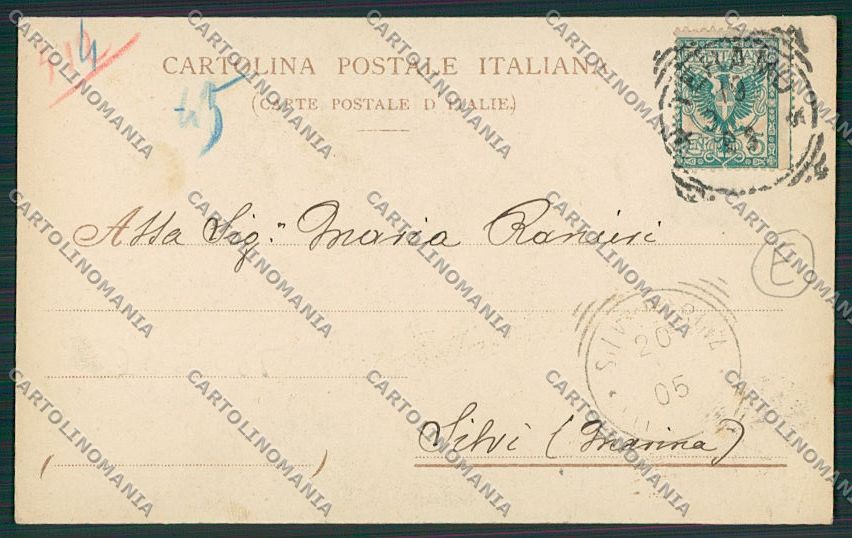 Teramo Città cartolina QQ4203 – retro