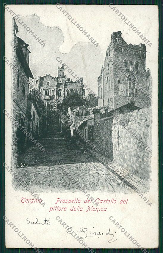 Teramo Città PIEGA cartolina QQ4204 – fronte