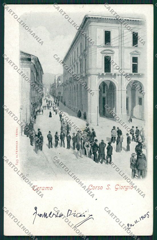 Teramo Città Alterocca 849 cartolina QQ4205 – fronte
