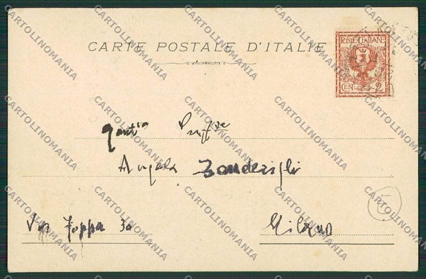 Teramo Città Alterocca 849 cartolina QQ4205 – retro