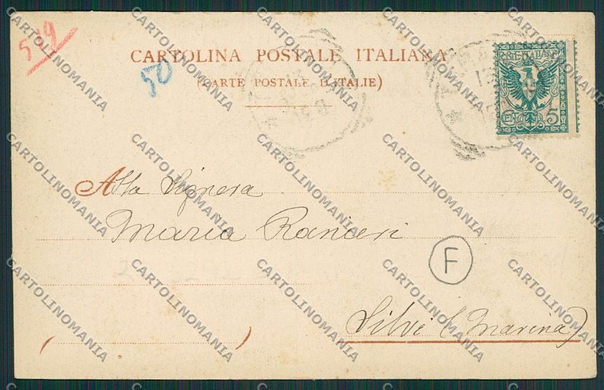 Teramo Città cartolina QQ4208 – retro