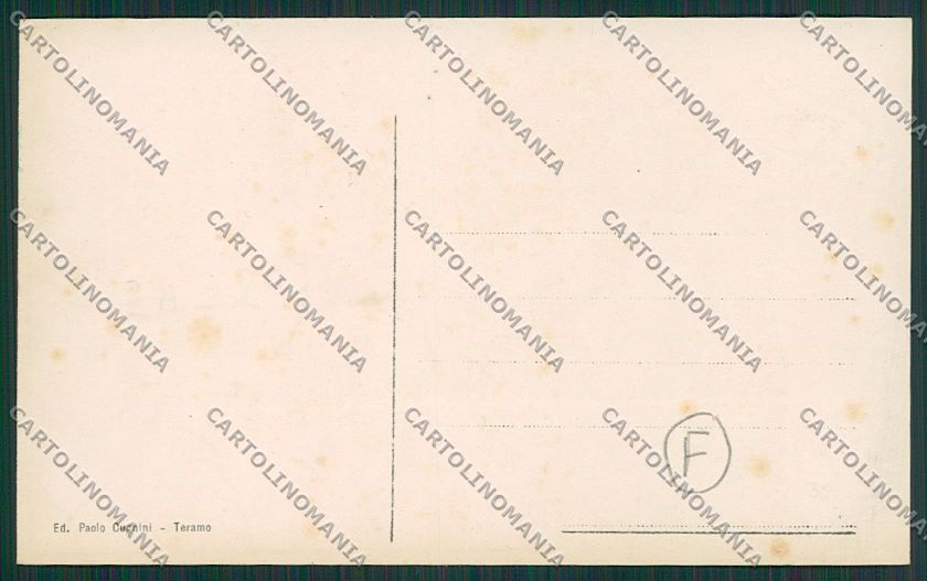 Teramo Città Saluti da Foto cartolina QQ4216 – retro