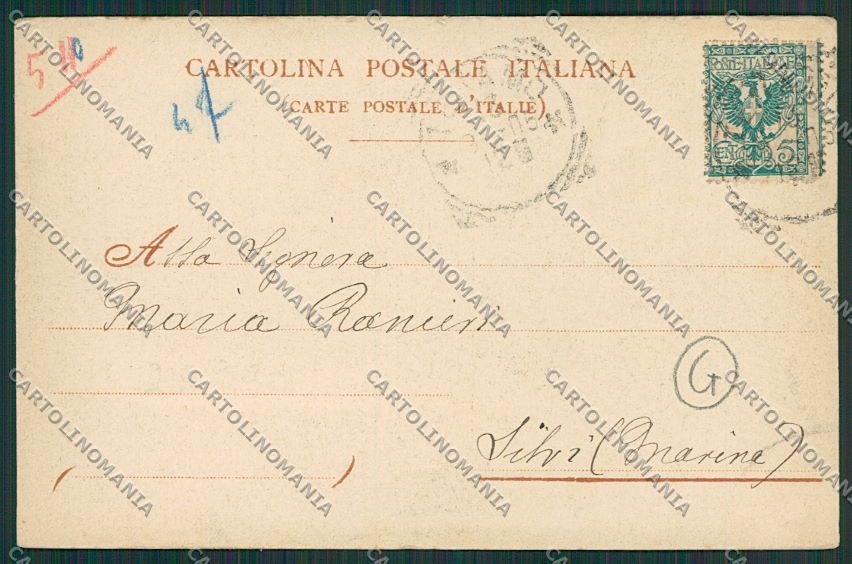Teramo Città cartolina QQ4219 – retro