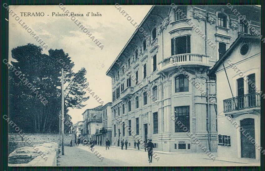 Teramo Città Banca cartolina QQ4222 – fronte
