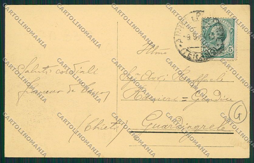 Teramo Città Banca cartolina QQ4227 – retro