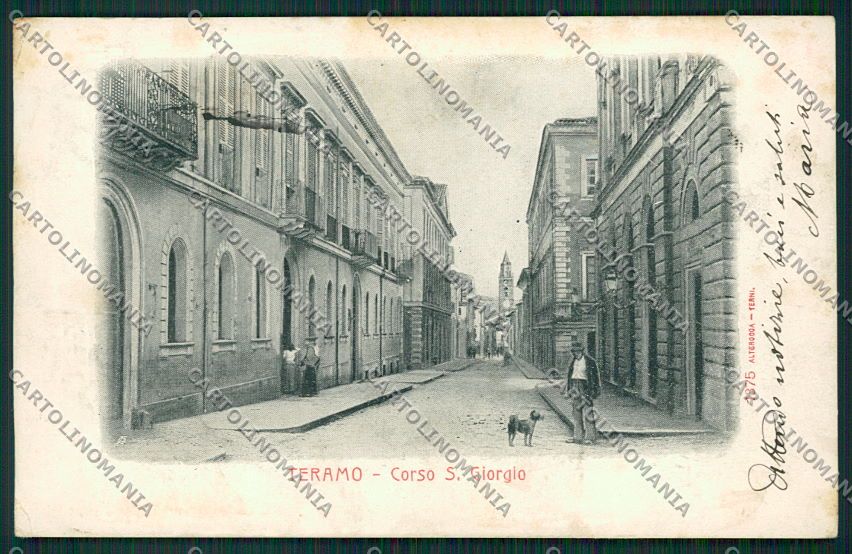Teramo Città Alterocca 1375 cartolina QQ4231 – fronte