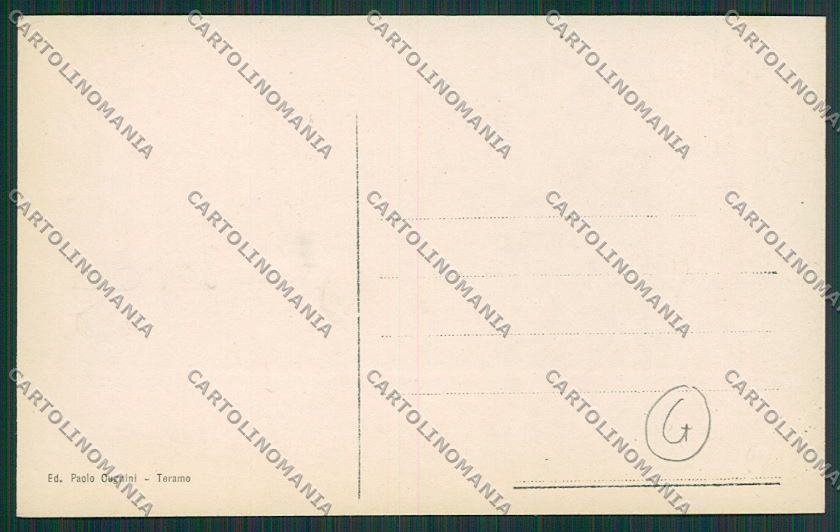 Teramo Città Saluti da Foto cartolina QQ4245 – retro