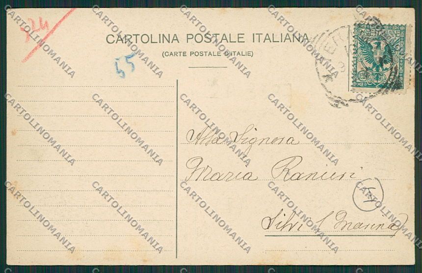 Teramo Città cartolina QQ4254 – retro