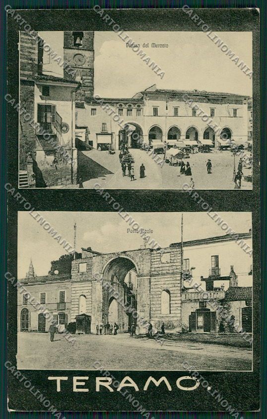 Teramo Città Porta Reale Foto cartolina QQ4257 – fronte