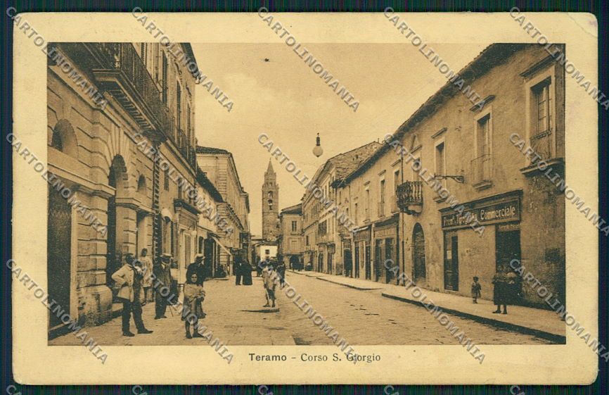 Teramo Città SCOLLATA cartolina QQ4264 – fronte